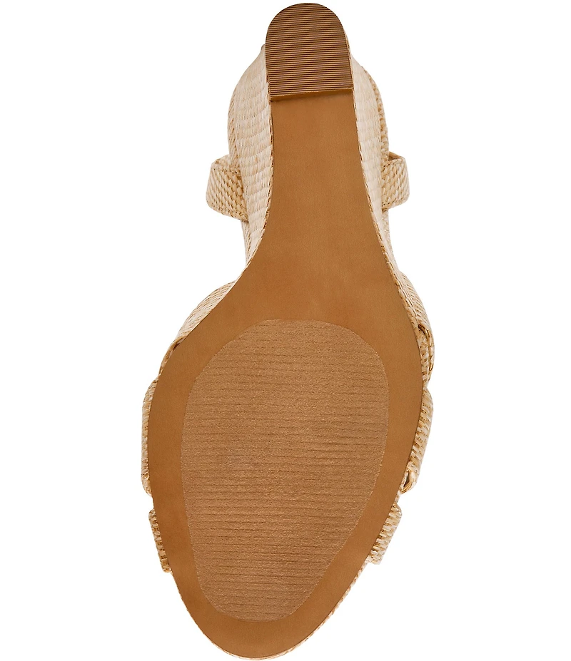 Steve Madden Harbor Raffia Wedge Sandals