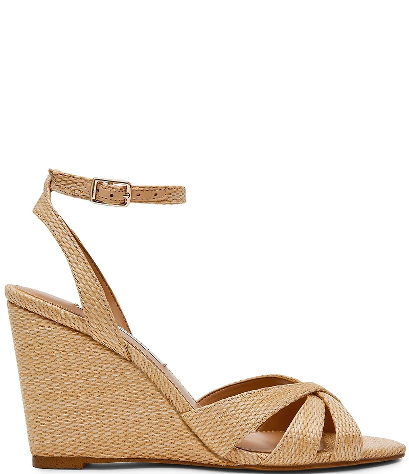 Steve Madden Harbor Raffia Wedge Sandals