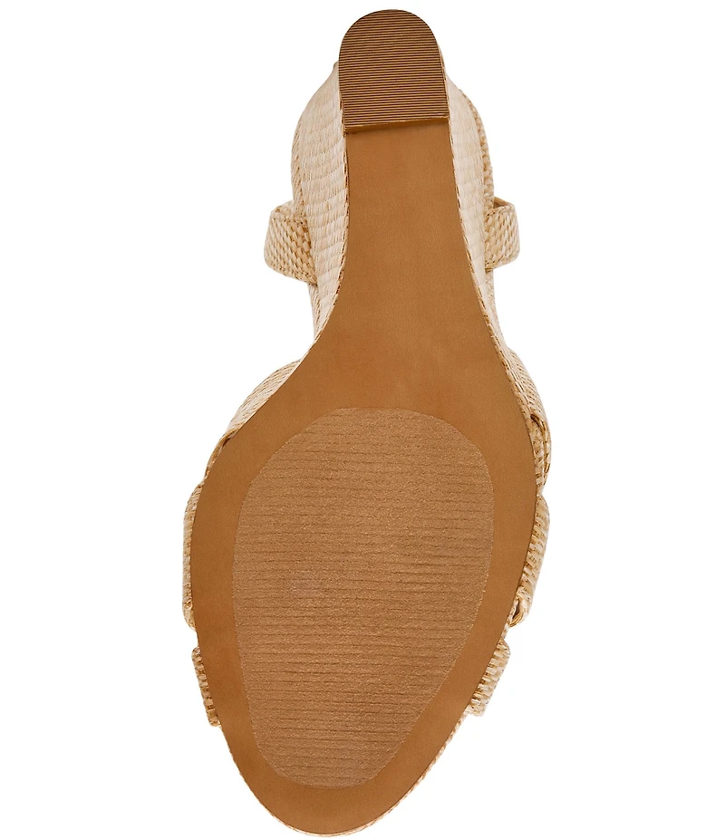 Steve Madden Harbor Raffia Wedge Sandals