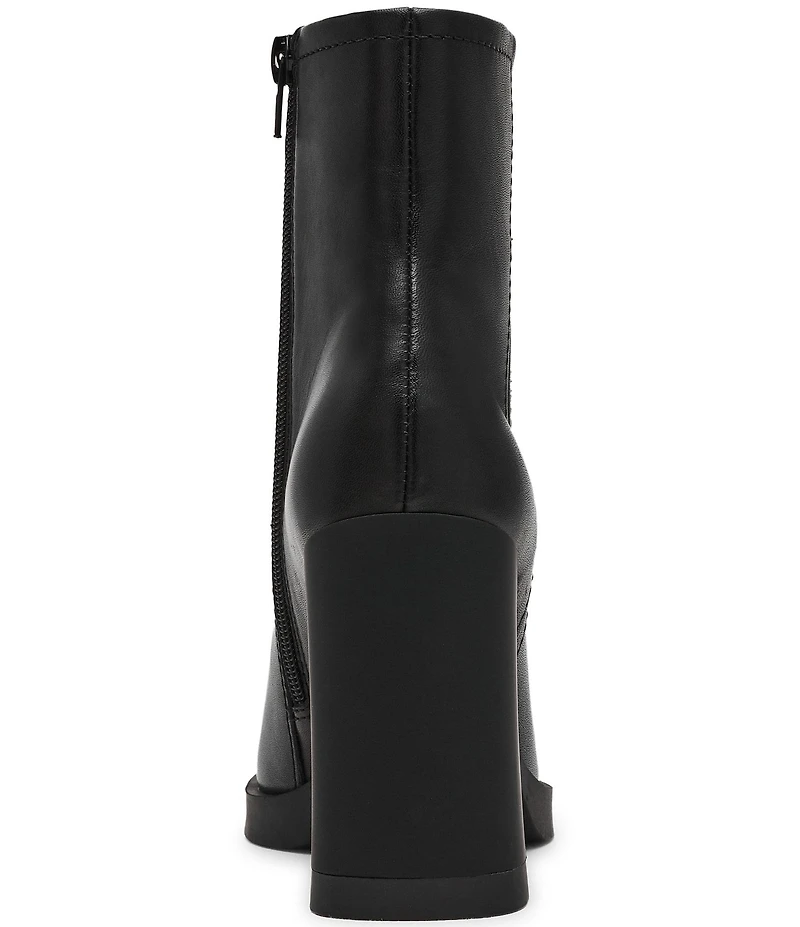 Steve Madden Harden Leather Snip Toe Booties