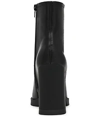 Steve Madden Harden Leather Snip Toe Booties