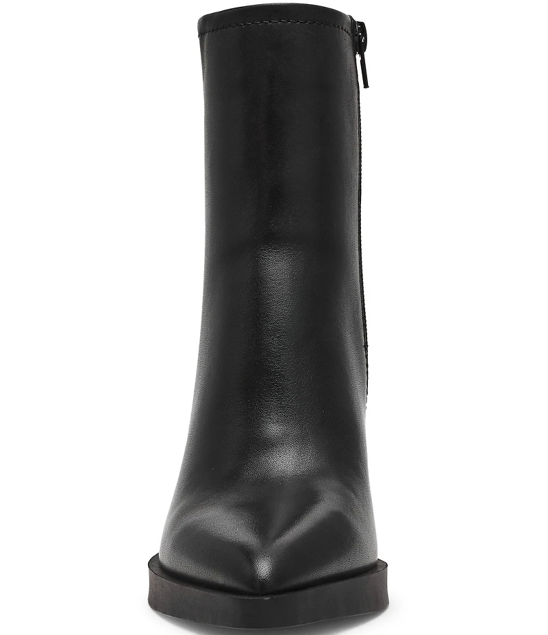 Steve Madden Harden Leather Snip Toe Booties