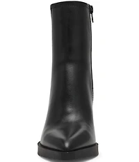 Steve Madden Harden Leather Snip Toe Booties