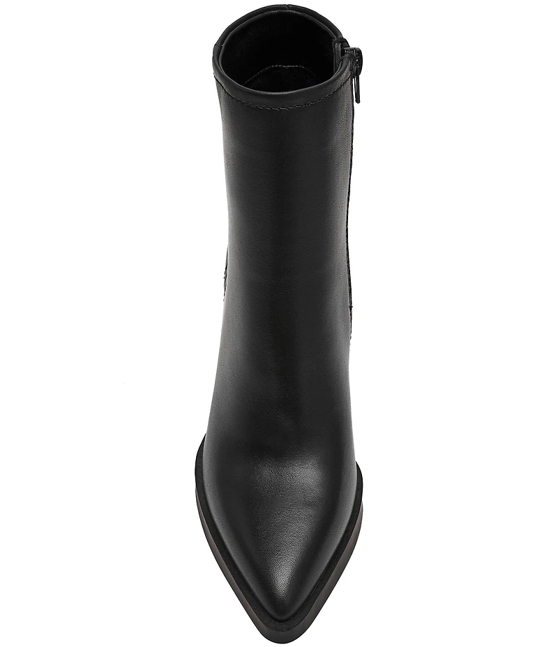 Steve Madden Harden Leather Snip Toe Booties