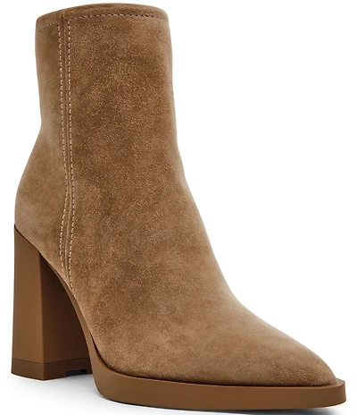 Steve Madden Harden Suede Snip Toe Booties