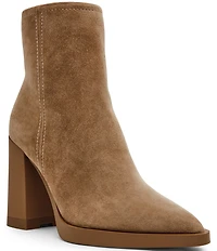 Steve Madden Harden Suede Snip Toe Booties