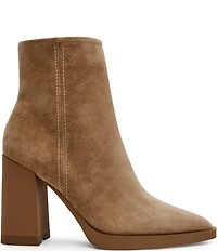 Steve Madden Harden Suede Snip Toe Booties