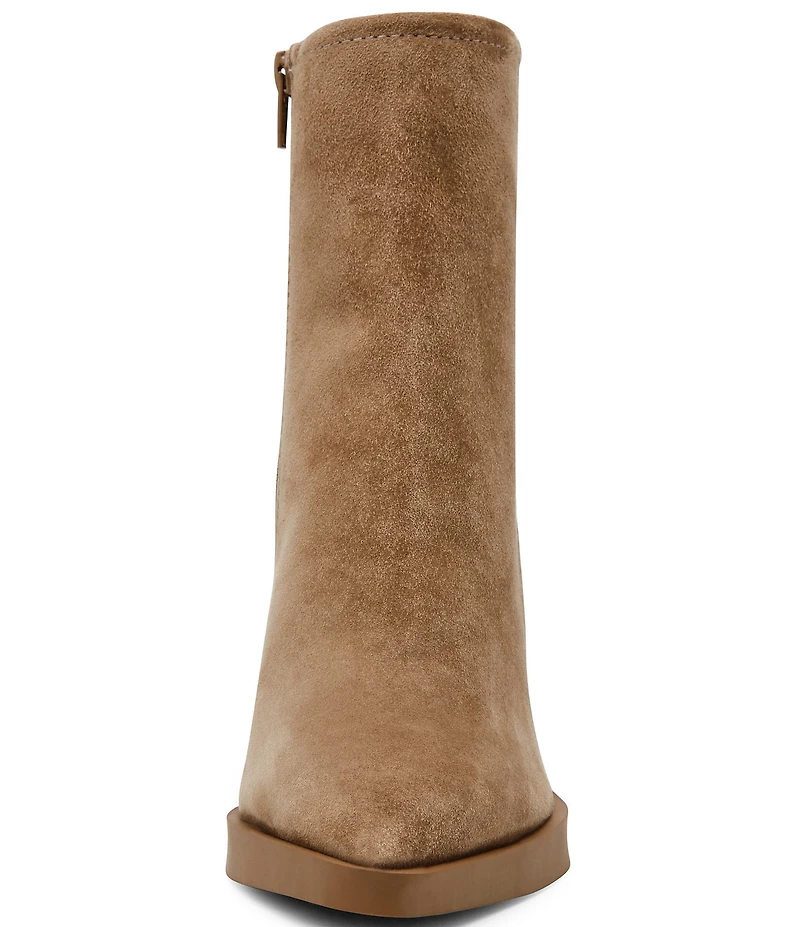 Steve Madden Harden Suede Snip Toe Booties