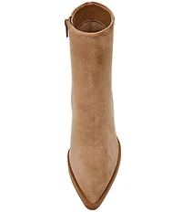 Steve Madden Harden Suede Snip Toe Booties