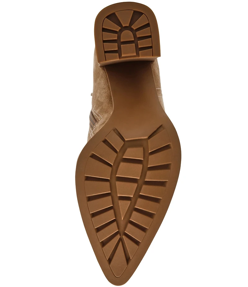 Steve Madden Harden Suede Snip Toe Booties