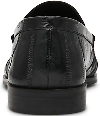 Steve Madden Hartly Crinkle Leather Penny Loafers