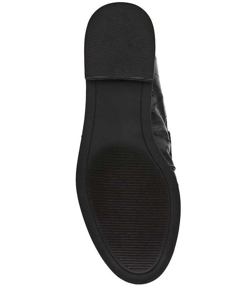 Steve Madden Hartly Crinkle Leather Penny Loafers