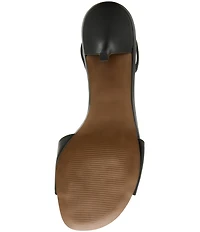 Steve Madden Henrietta Nappa Leather Buckle Hardware Slingback Dress Sandals