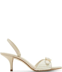 Steve Madden Henrietta-P Pearl Buckle Hardware Dress Sandals