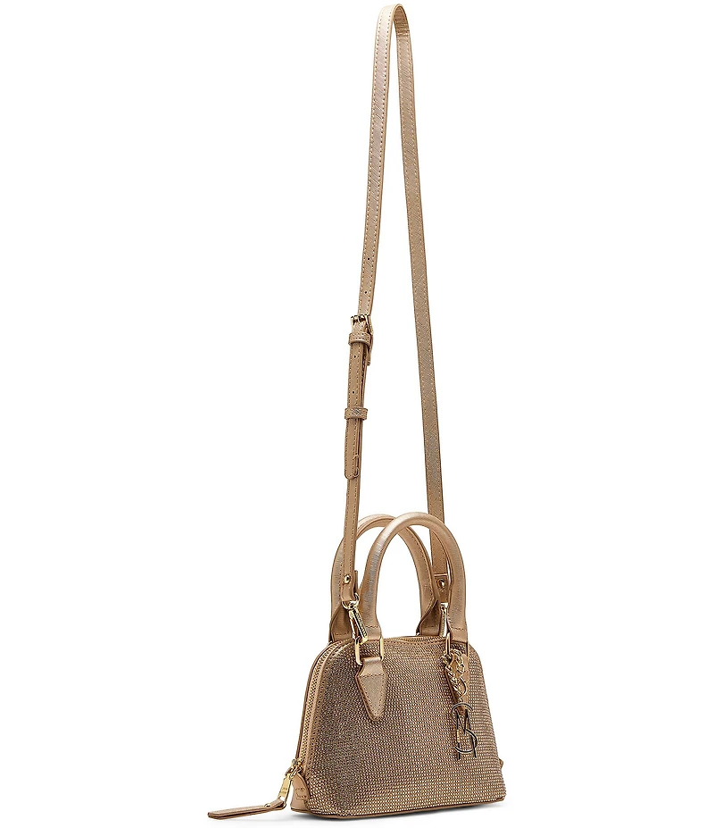 Steve Madden Hobe Crystal Rhinestone Mini Satchel Bag