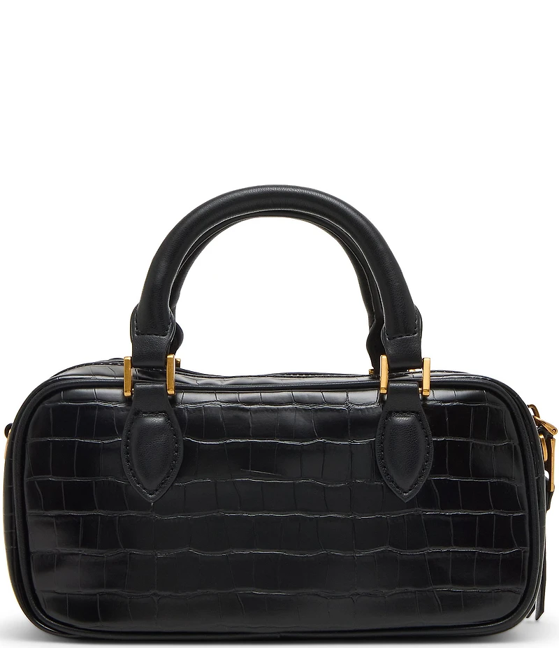 Steve Madden Hudsen East / West Small Satchel Bag with Bag Charm