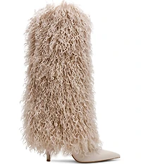 Steve Madden Icon Faux Fur Fold Over Knee High Boots