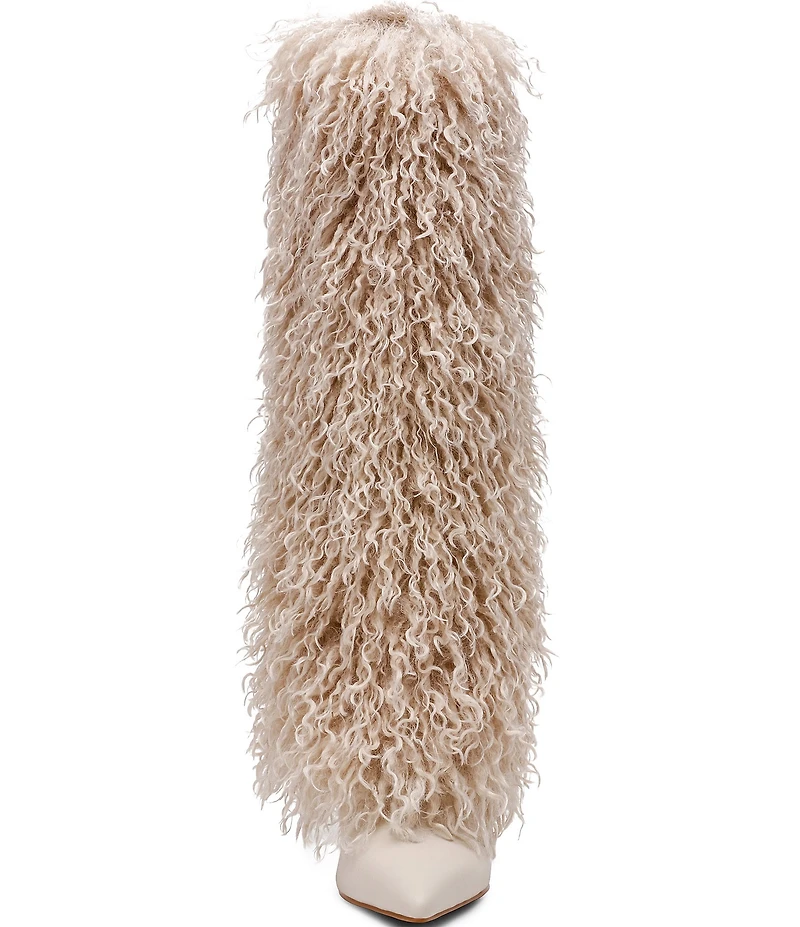 Steve Madden Icon Faux Fur Fold Over Knee High Boots