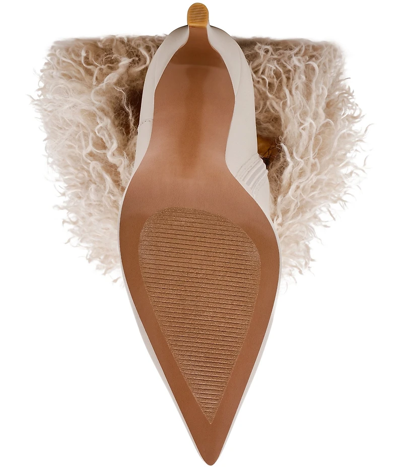 Steve Madden Icon Faux Fur Fold Over Knee High Boots