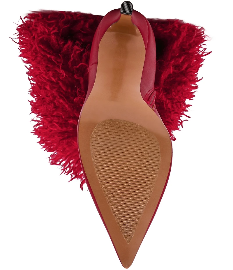 Steve Madden Icon Faux Fur Fold Over Knee High Boots