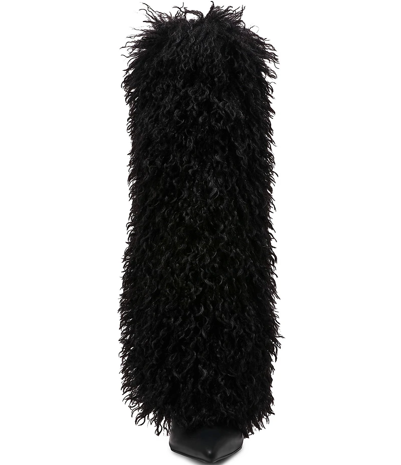 Steve Madden Icon Faux Fur Fold Over Knee High Boots