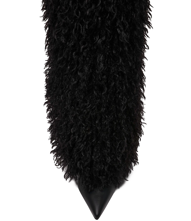 Steve Madden Icon Faux Fur Fold Over Knee High Boots