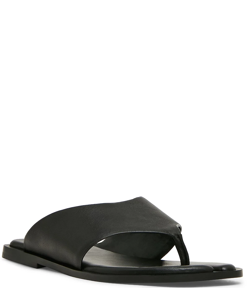 Steve Madden Illia Leather Split Toe Thong Sandals