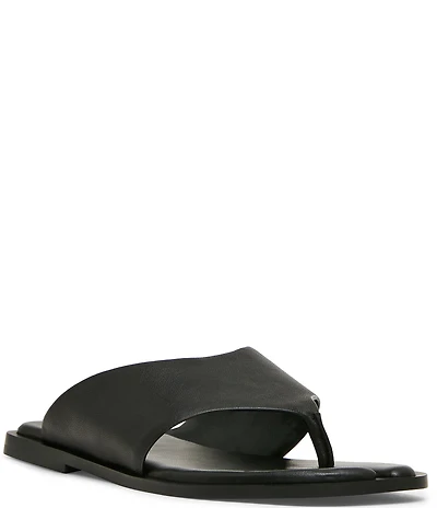 Steve Madden Illia Leather Split Toe Thong Sandals