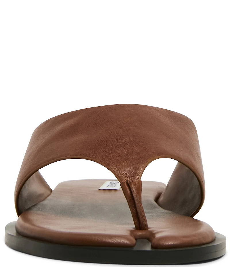 Steve Madden Illia Leather Split Toe Thong Sandals