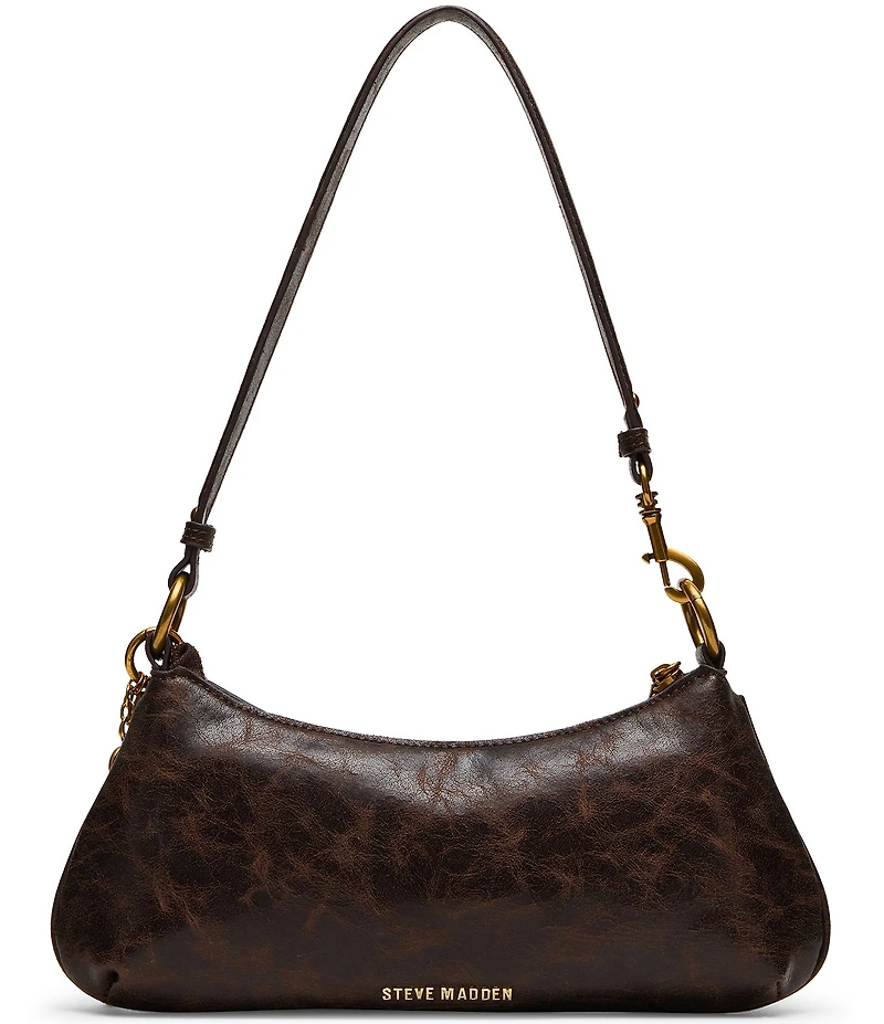 Steve Madden Irina Snake Print Patchwork Shoulder Bag