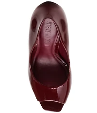 Steve Madden Ives Patent Leather Peep Toe Platform Stiletto Pumps