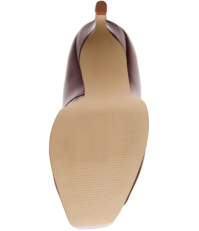 Steve Madden Ives Patent Leather Peep Toe Platform Stiletto Pumps