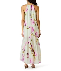 Steve Madden Jamie Halter Floral Maxi Dress