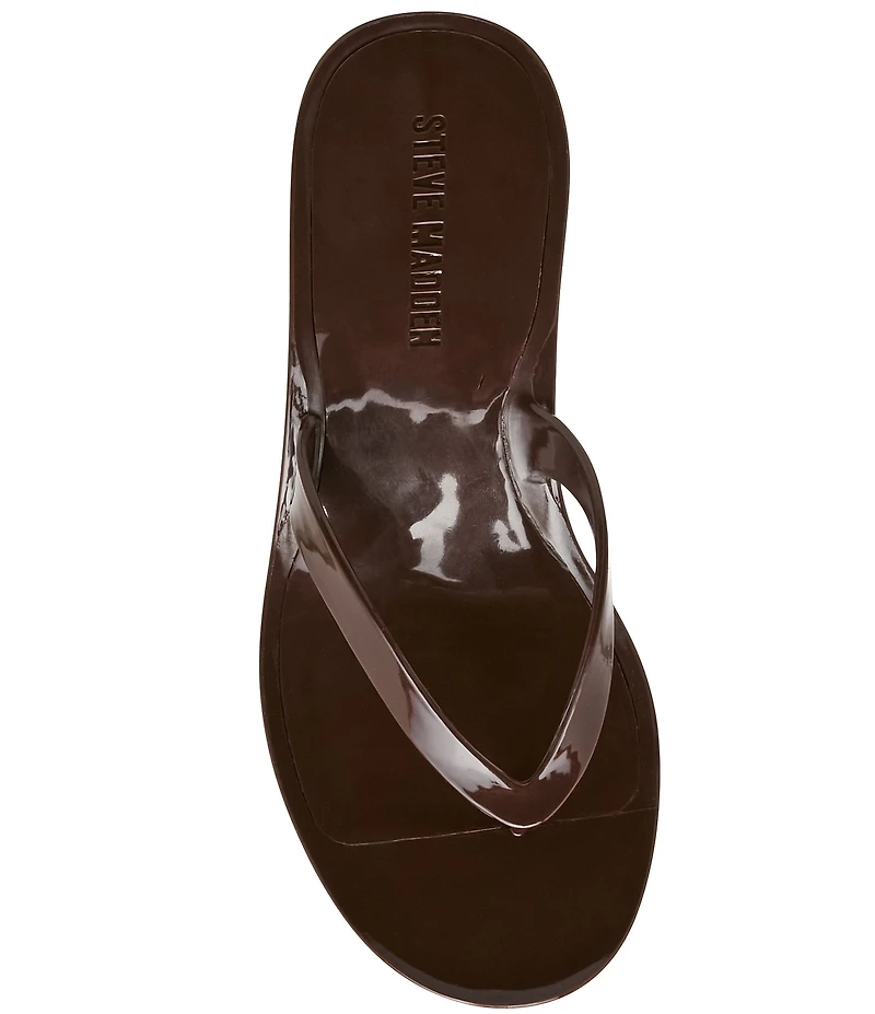 Steve Madden Jella Jelly Platform Thong Sandals