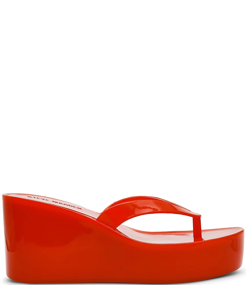 Steve Madden Jella Jelly Platform Thong Sandals