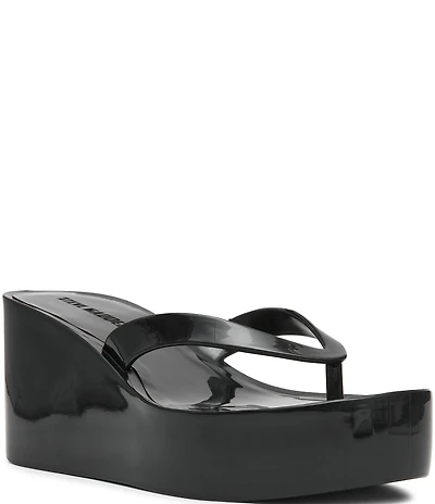 Steve Madden Jella Jelly Platform Thong Sandals