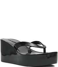 Steve Madden Jella Jelly Platform Thong Sandals