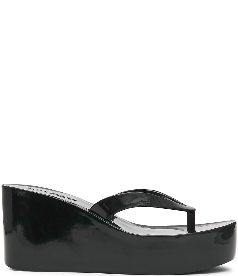 Steve Madden Jella Jelly Platform Thong Sandals