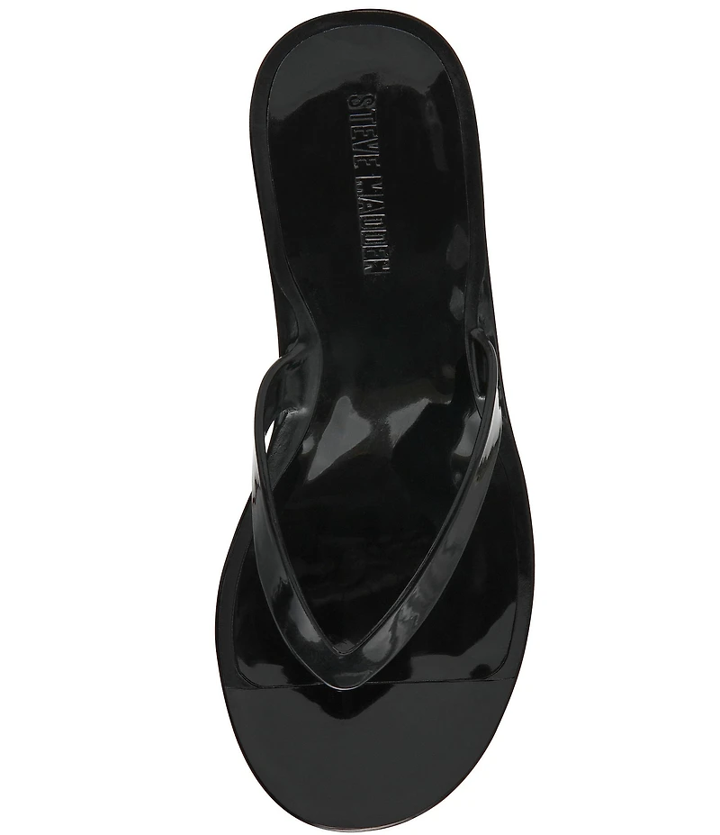 Steve Madden Jella Jelly Platform Thong Sandals