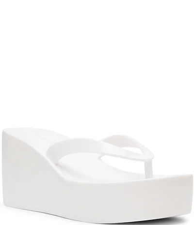 Steve Madden Jella Jelly Platform Thong Sandals