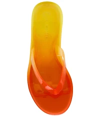 Steve Madden Jella Ombre Jelly Platform Thong Sandals