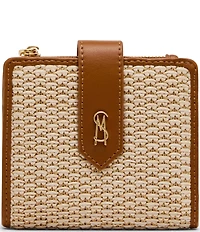 Steve Madden Jems Raffia Bifold Wallet