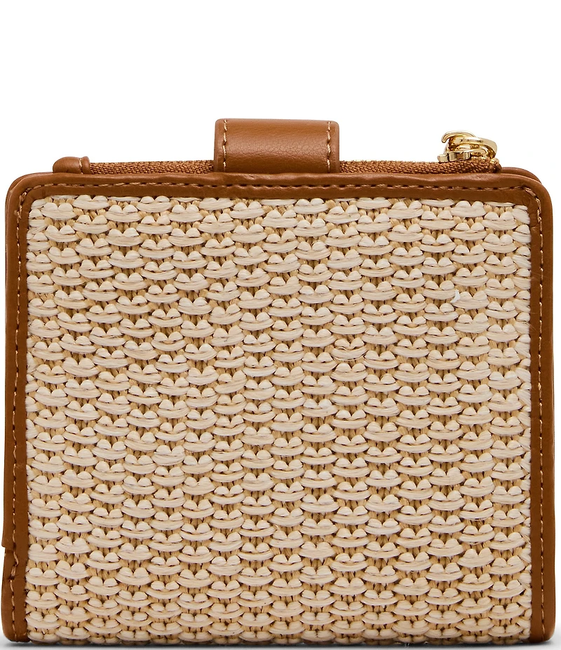 Steve Madden Jems Raffia Bifold Wallet