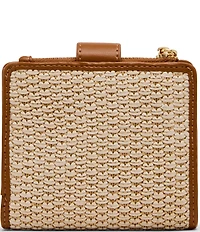 Steve Madden Jems Raffia Bifold Wallet