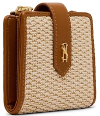 Steve Madden Jems Raffia Bifold Wallet