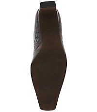 Steve Madden Jendi Tortoise Print Croco Embossed Tall Boots