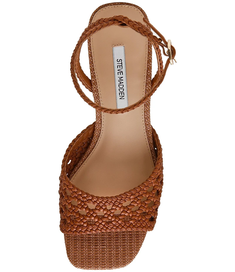 Steve Madden Jessie Woven Ankle Strap Dress Sandals