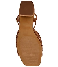 Steve Madden Jessie Woven Ankle Strap Dress Sandals