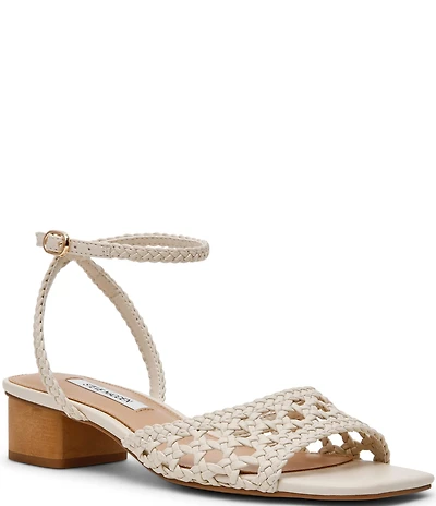 Steve Madden Jessie Woven Ankle Strap Dress Sandals