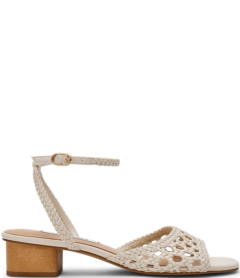 Steve Madden Jessie Woven Ankle Strap Dress Sandals